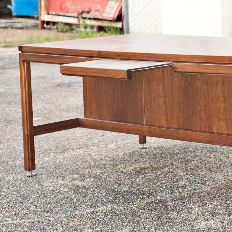 vintage l shaped desk