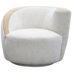 Vladimir Kagan Nautilus Lounge Swivel Chair