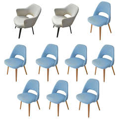 Eero Saarinen for Knoll Executive Arm and Side Chairs