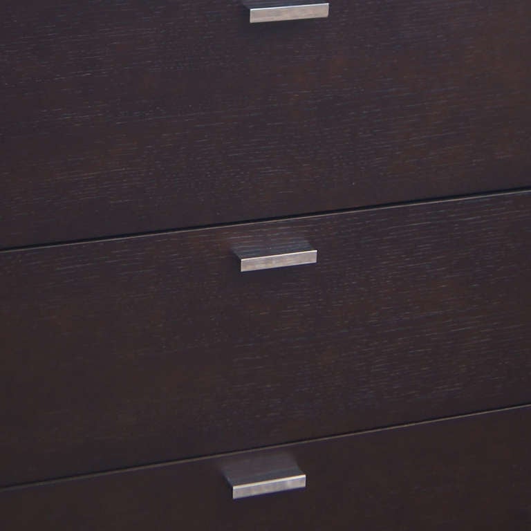 Modern Contemporary Cantoni Ebonized Highboy Dresser