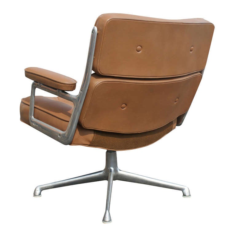 American Charles Eames for Herman Miller Time Life Lounge Leather Chair and Ottoman