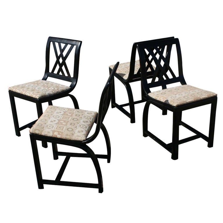 American Gilbert Rohde for Heywood Wakefield Dining Chairs For Sale