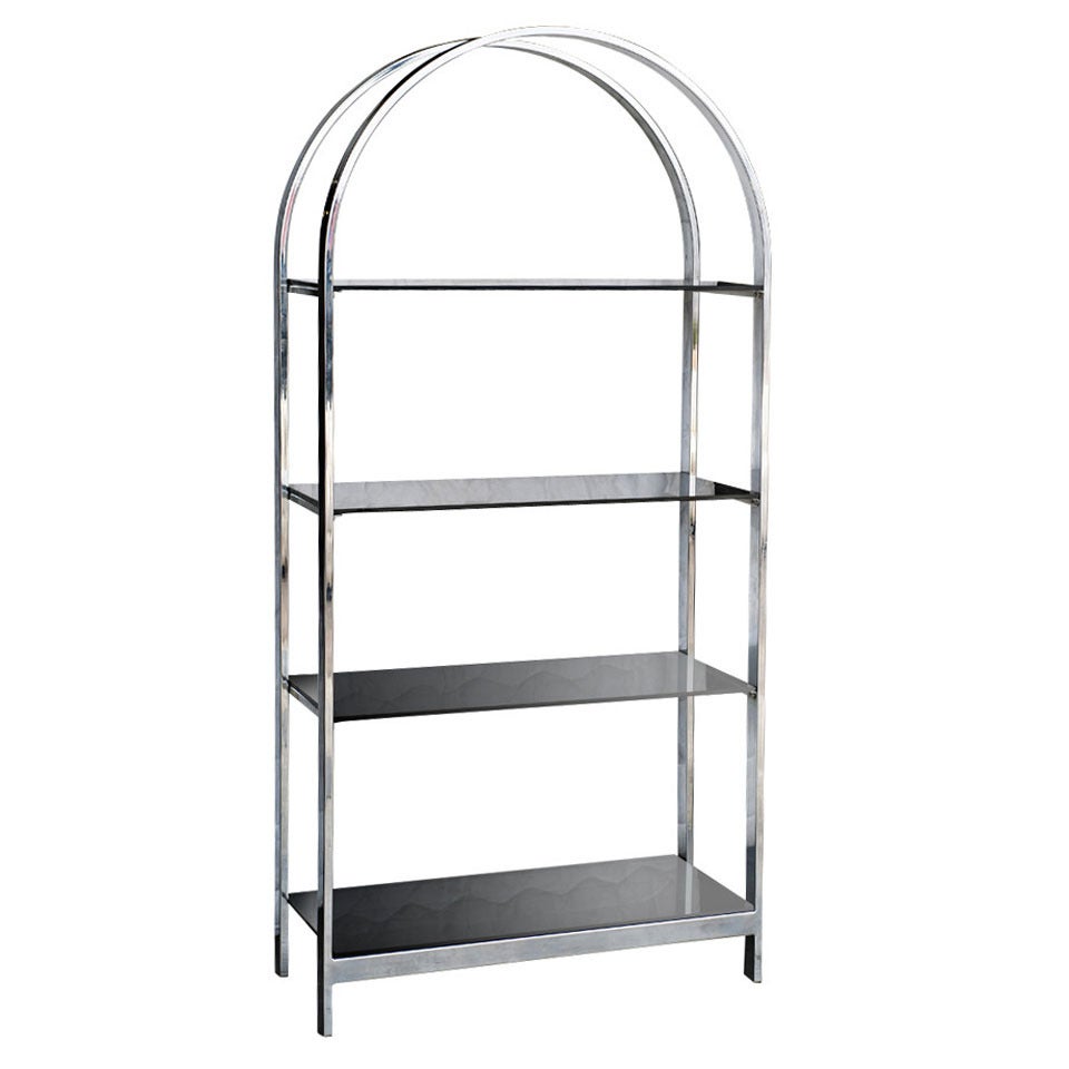 Mid-Century Chrome Shop Display Etagere after Milo Baughman For Sale at  1stDibs