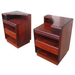 Pair of Vintage Danish Rosewood Nightstands for Brouer Mobelfabrik