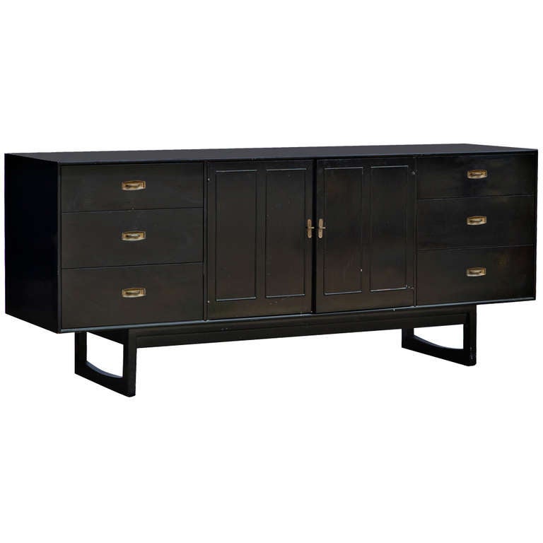 Drexel Composite Series Black Lacquer Dresser At 1stdibs Drexel Composite Series Black Lacquer Dresser For