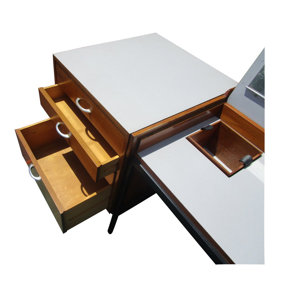 Elias Svedberg for Nordiska Kompaniet Dressing Table Vanity and Bench