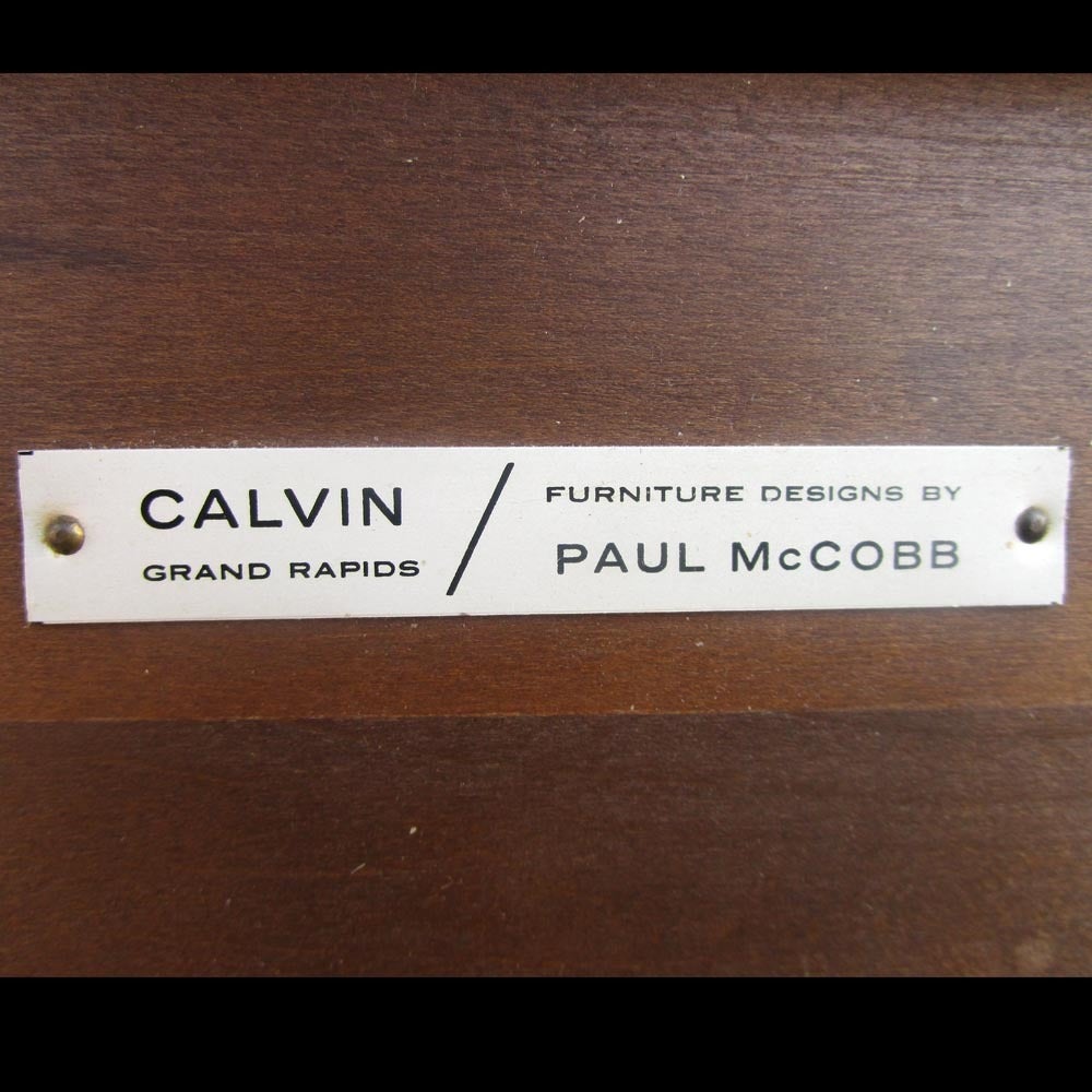 Vintage Walnut Headboard by PAUL MCCOBB In Excellent Condition In Pasadena, TX
