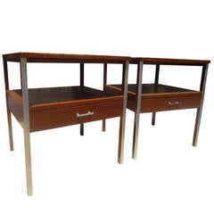 Vintage Pair of Night Stands by Paul McCobb for Calvin
