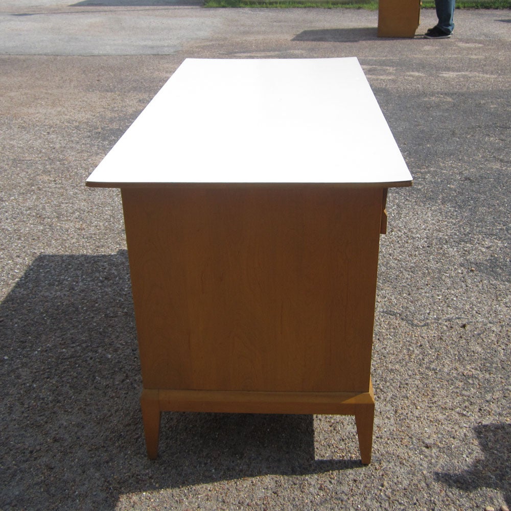 American Vintage Heywood Wakefield Cadence Desk Vanity