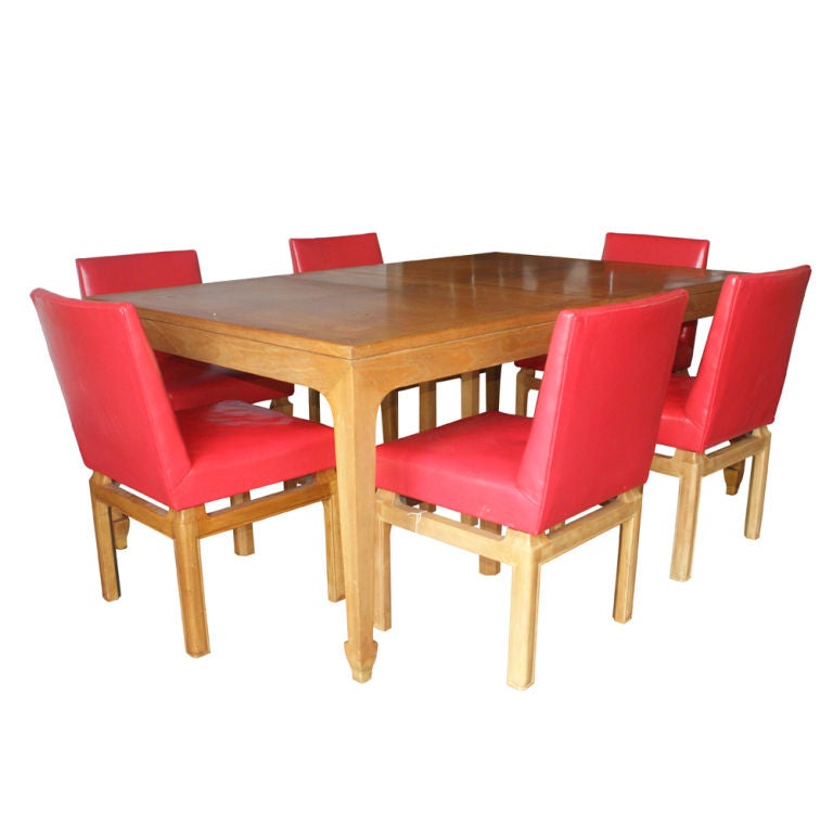 Michael Taylor For Baker Large Extension Dining Table 1