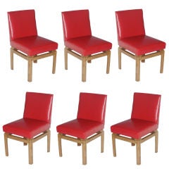 Six Dining Chairs by Michael Taylor for Baker 10