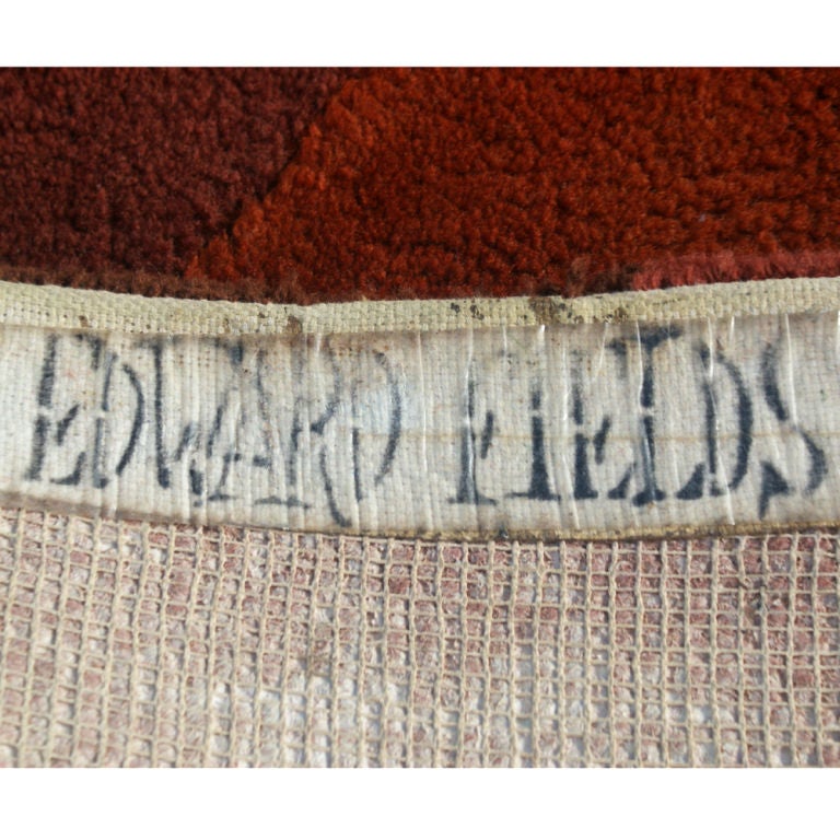 Edward Fields Large Psychedelic Custom Rug In Good Condition In Pasadena, TX