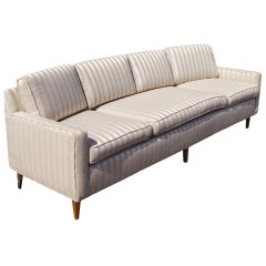 Large Curved Four Seater Sofa Couch