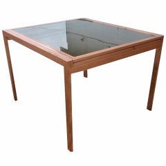 Mesa de comedor extensible vintage estilo Milo Baughman