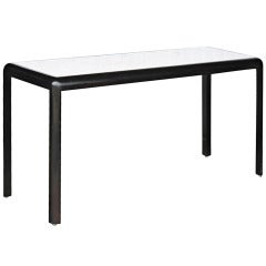 Vintage Marble and Wood Console Table 5