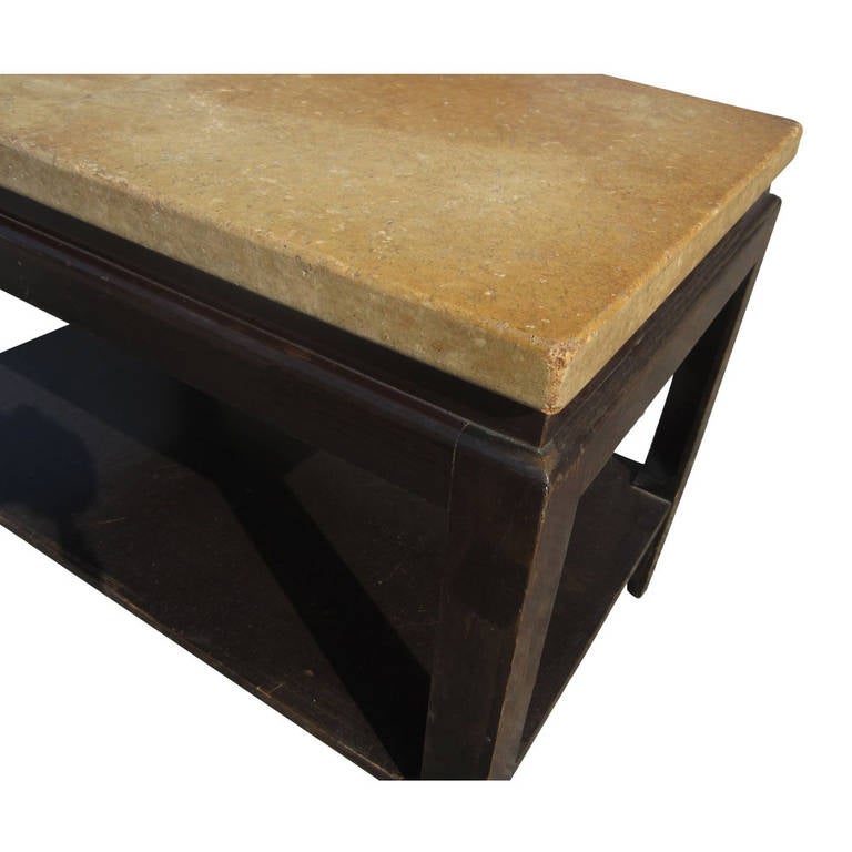 American Vintage Art Deco Cork Side Table Designed by Paul Frankl