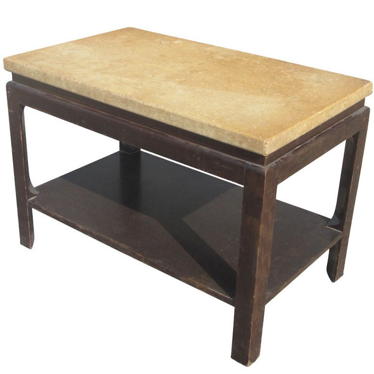 Vintage Art Deco Cork Side Table Designed by Paul Frankl