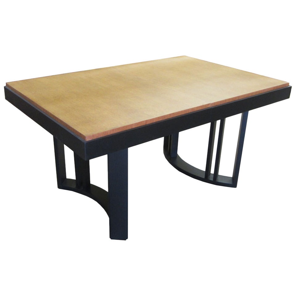 Morris of California Dining Table for Architectural Modern with Leaves