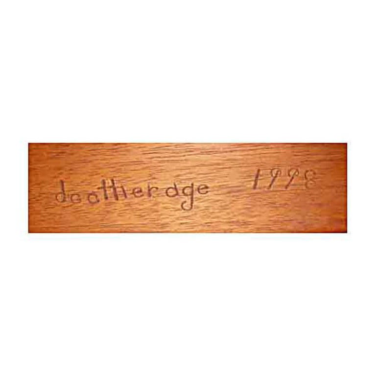 Monumental Custom Roger Deatherage Solid Mahogany Conference Table. “Sold” 1