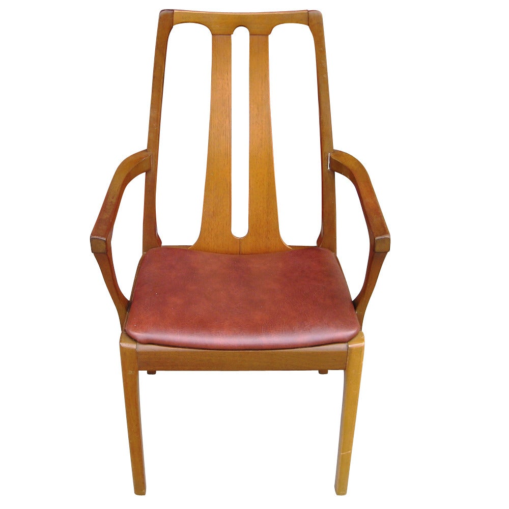 Six Vintage Danish Mid-Century Modern Dining Chairs 1