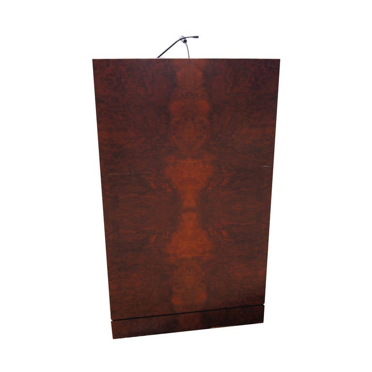 Vintage Burled Rosewood Lectern 40% off In Good Condition In Pasadena, TX
