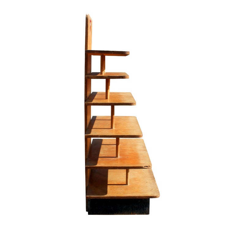 expositor madera vintage