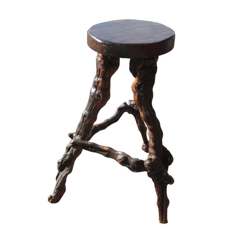 Vintage Grapevine Bar and Stools