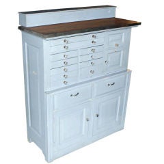 Used Wooden Dentist's Cabinet