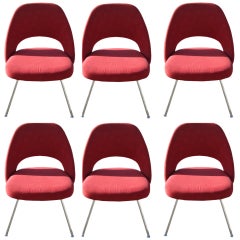 (6) Contemporary Knoll Eero Saarinen 72C-PC Dining Side Chairs