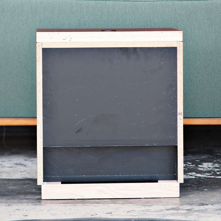 20th Century Contemporary Two Door Nightstand For Sale