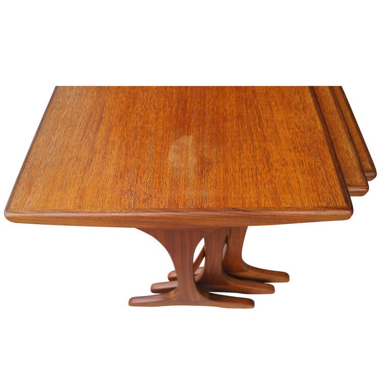 Danish Teak Nesting Tables 1