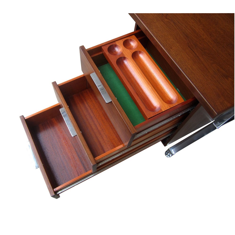 Mid-20th Century Vintage Executive Desk by Imperial Desk Company