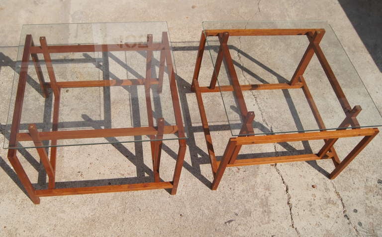 Teak Side Tables by Henning Norgaard for Komfort Denmark