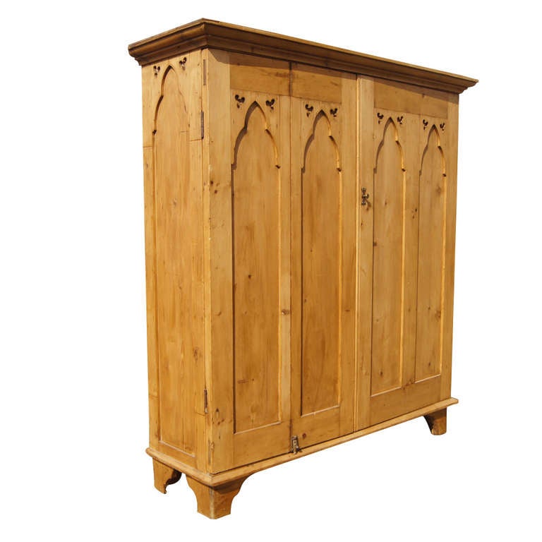 Vintage Pine Wood Irish File at 1stDibs