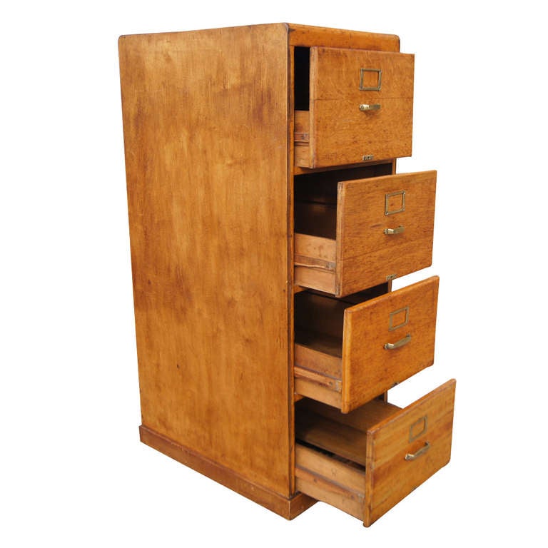 wood file cabinet