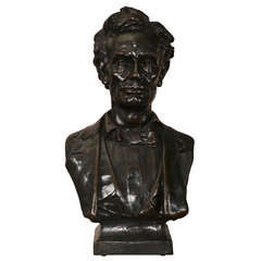 Bronze Bust of Abraham Lincoln by Max Bachmann