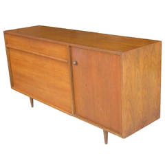 Vintage Milo Baughman for Glenn of California Walnut Credenza