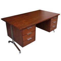 Vintage Executive Desk by Imperial Desk Company