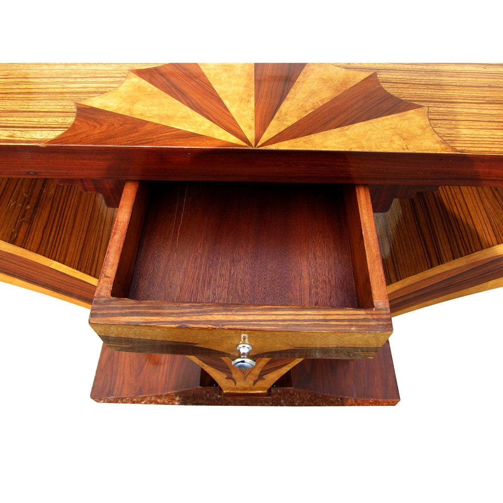 Art Deco Style Sunburst Console Table 2