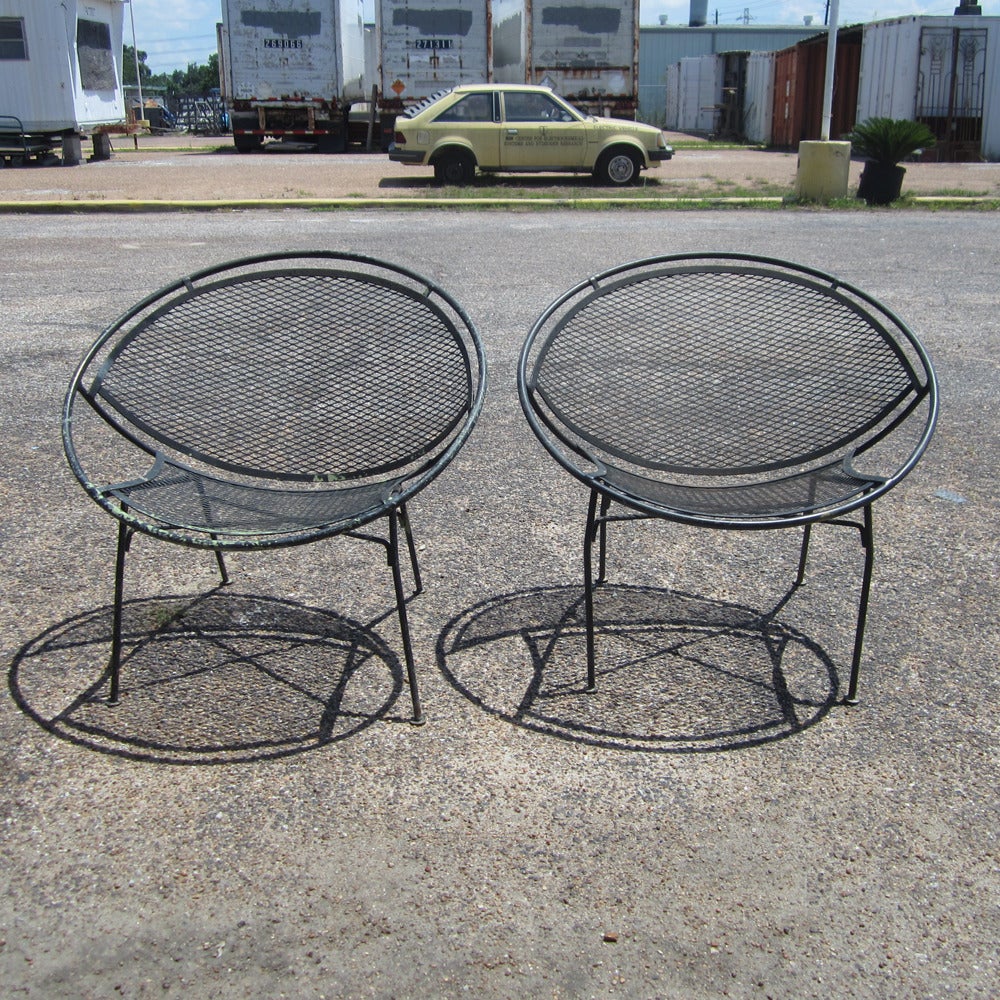 Pair of Maurizio Tempestini Clamshell Chairs for Salterini