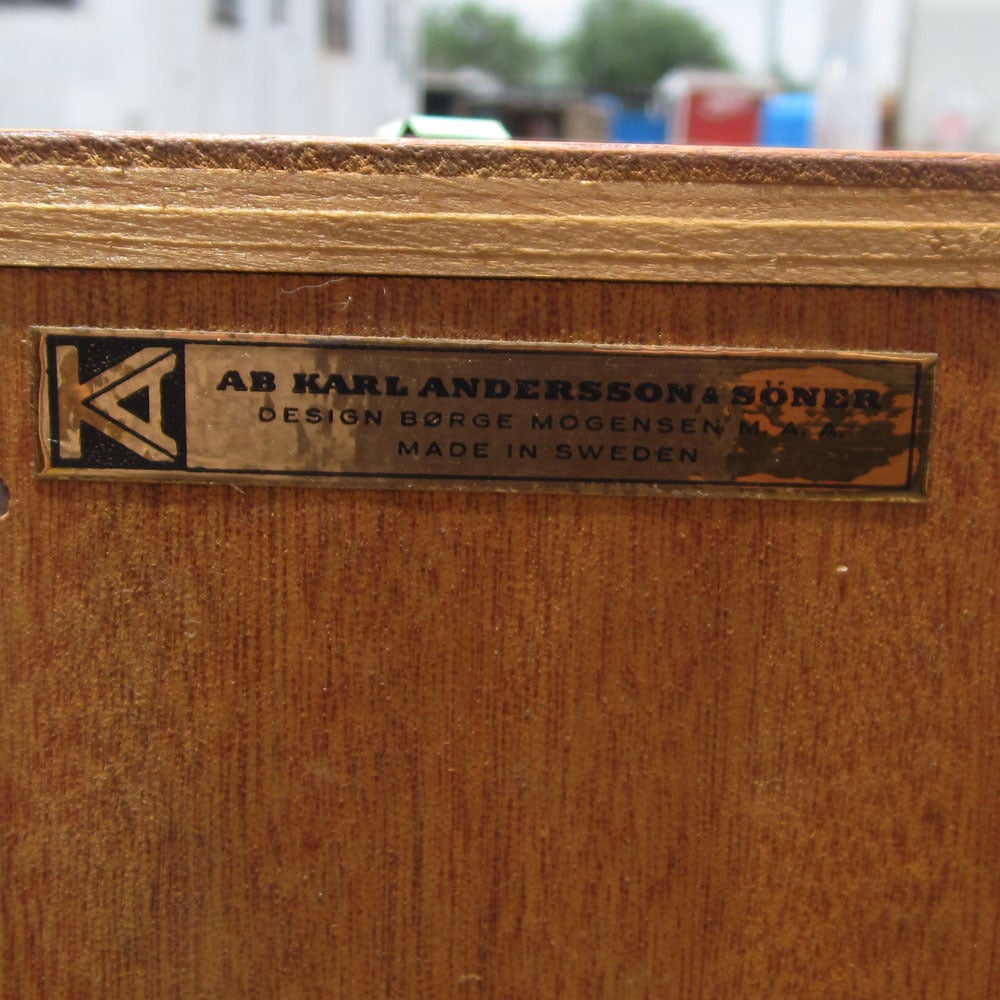 Mid-20th Century Vintage Öresund Bookcase Cabinet by Børge Mogensen for Karl Andersson & Soner