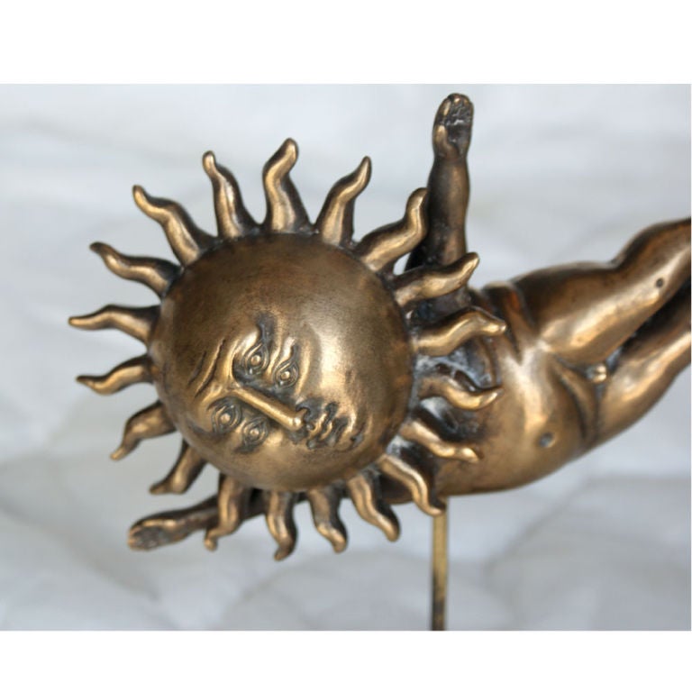 Sergio Bustamante Bronze Eclipse Statue