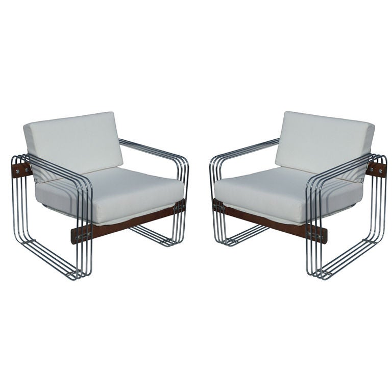  Vintage Heinz Meier Stendig Hausmann Lounge Chairs 