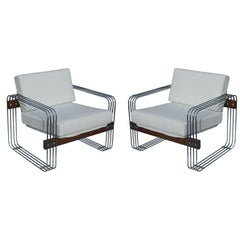 Sillas de salón vintage Heinz Meier Stendig Hausmann