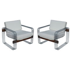  Vintage Heinz Meier Stendig Hausmann Lounge Chairs 