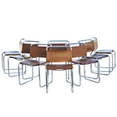 Four Nicos Zographos For Zographos Sixty-Six Chairs