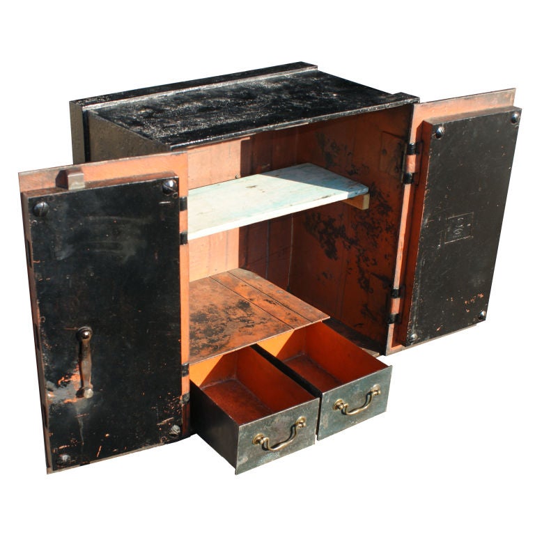 Victorien Coffre-fort anglais victorien par Chubb & Son