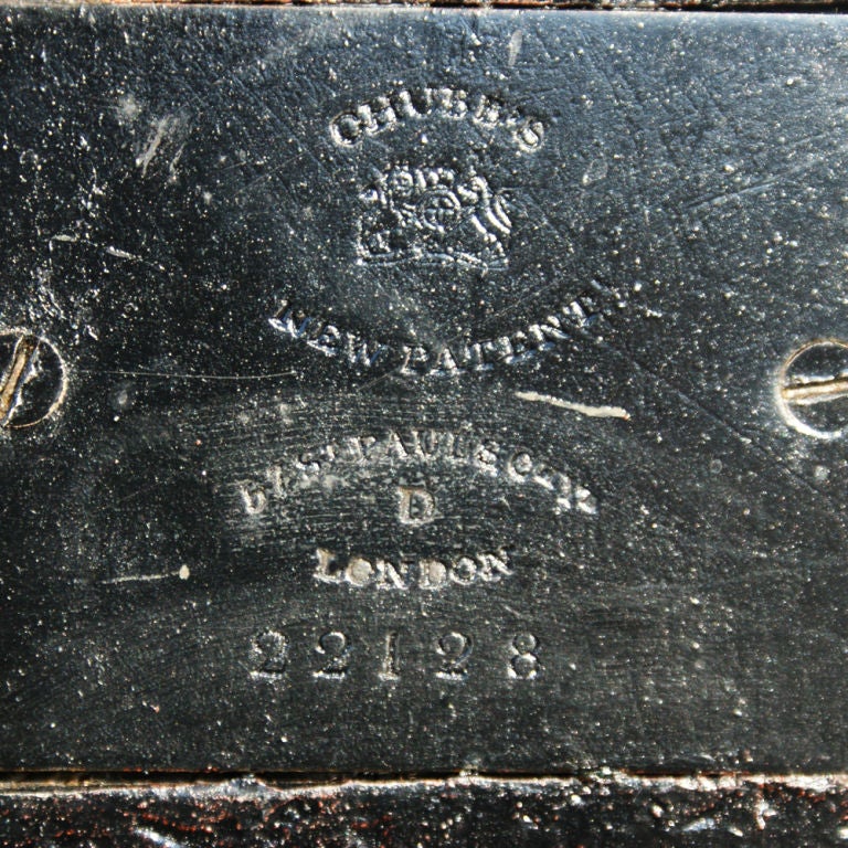 Anglais Coffre-fort anglais victorien par Chubb & Son