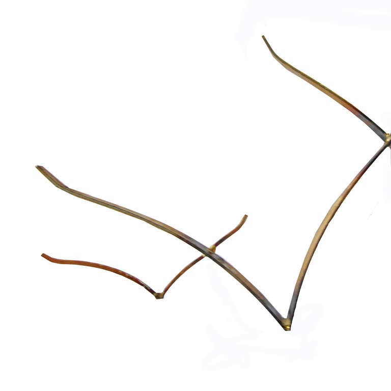 flock of birds metal wall art