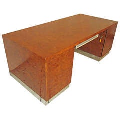 Eppinger Burled Wood Executive Desk